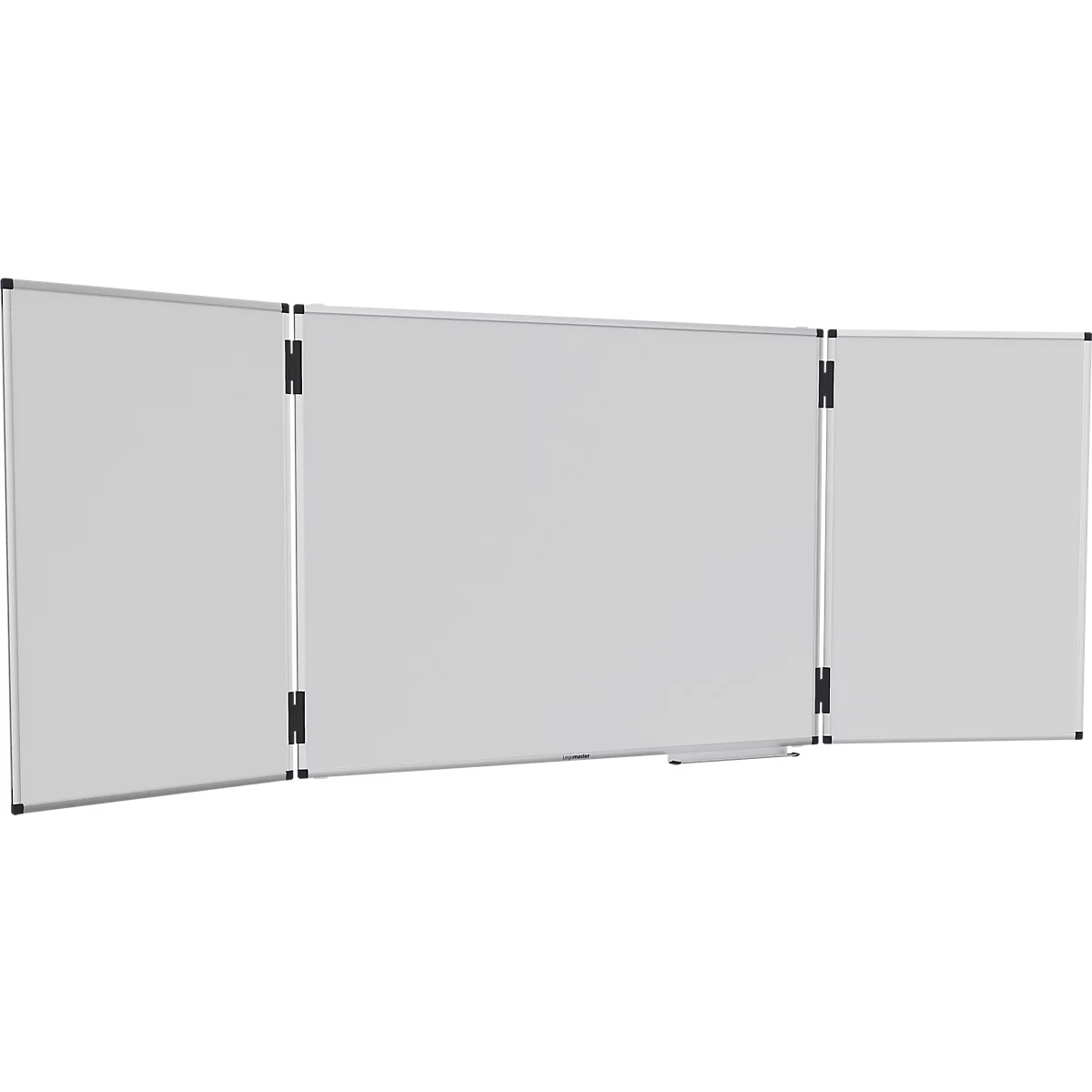Klapptafel Legamaster UNITE PLUS, magnetisch, 5 Schreibflächen, B 1200/2400 x T 13,4 x H 900 mm, emaillierter Keramikstahl, weiß